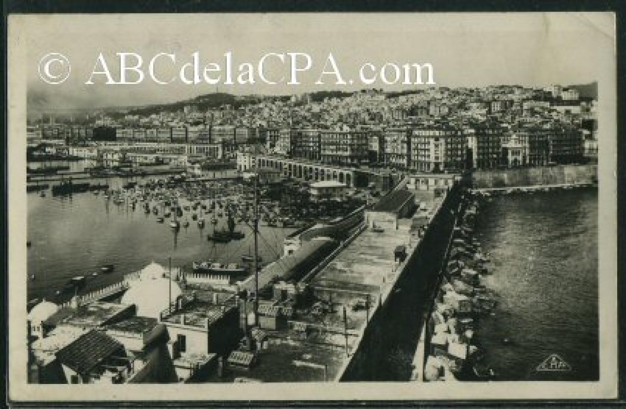 Alger - Le      Port  -Vue générale