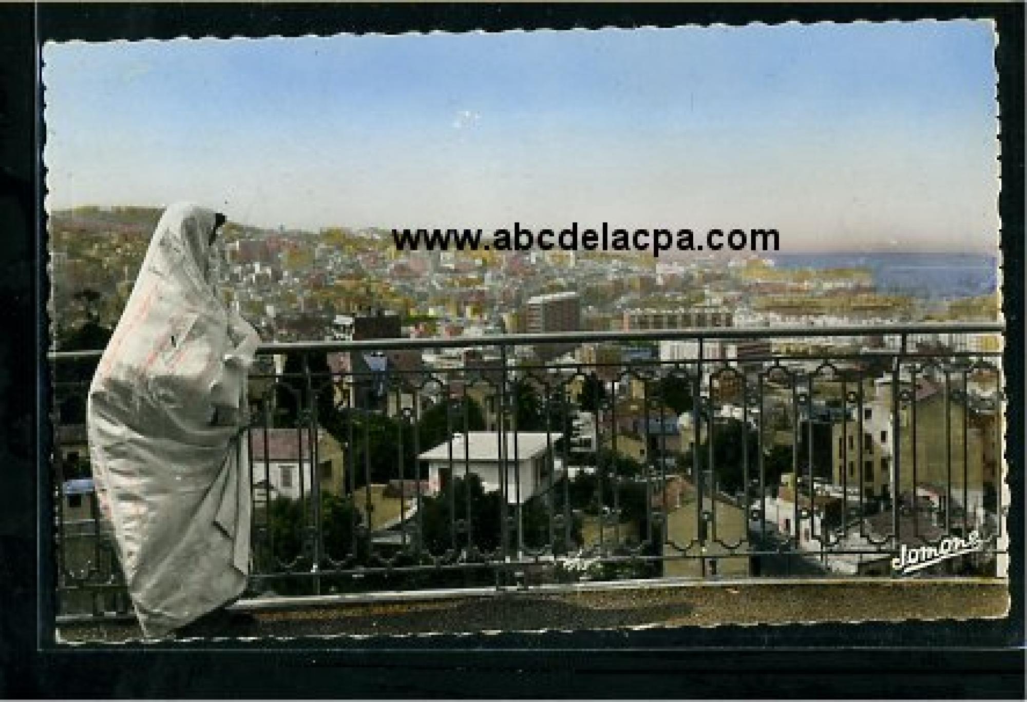 Alger - Vue      Générale  - Vue générale prise du Boulevard Bru
