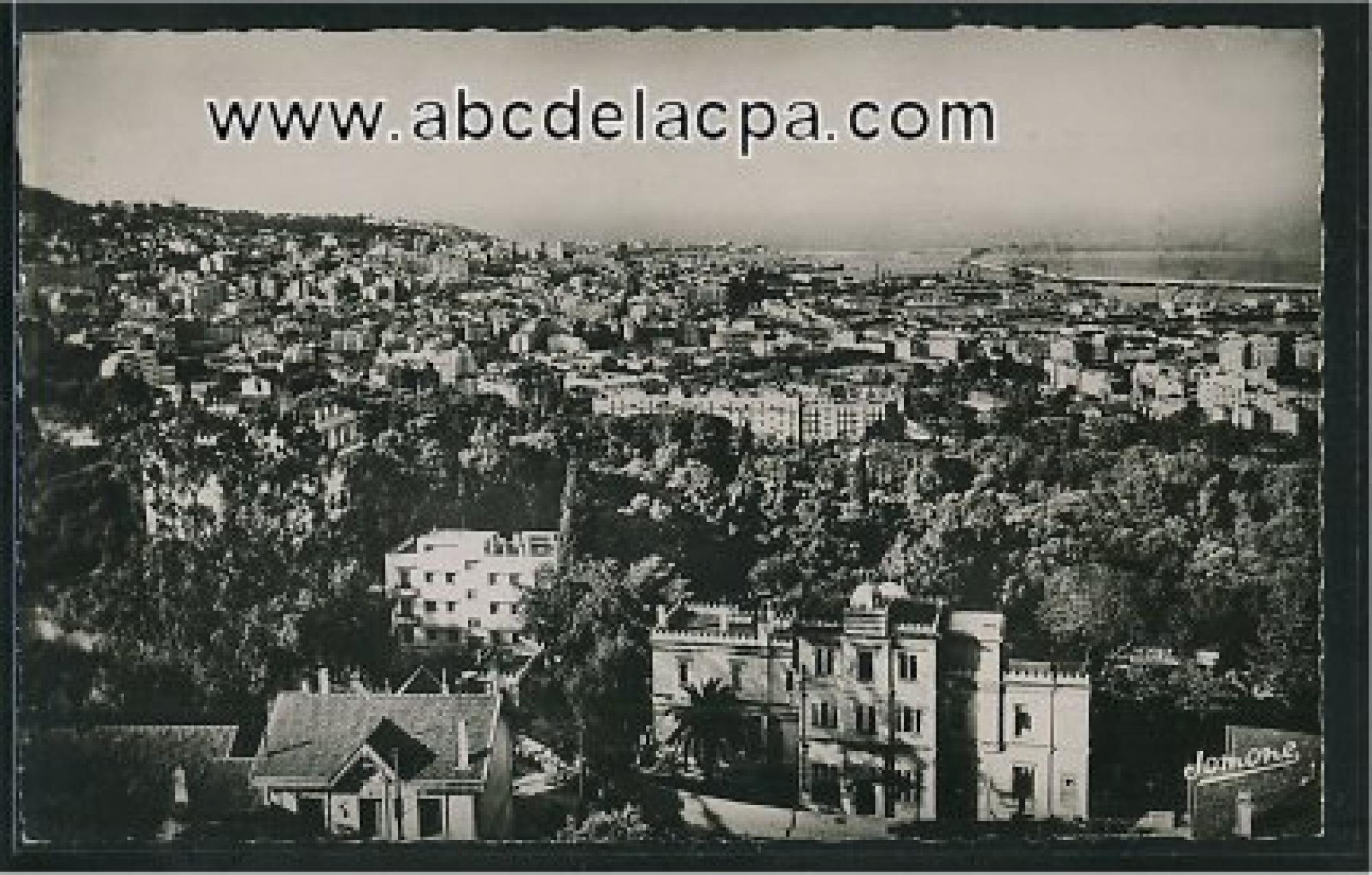 Alger - Vue      Générale  - Vue générale prise du bois de Boulogne