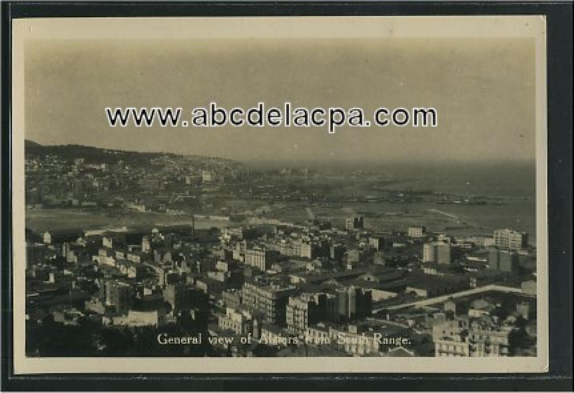 Alger - Vue      Générale  - Vue générale