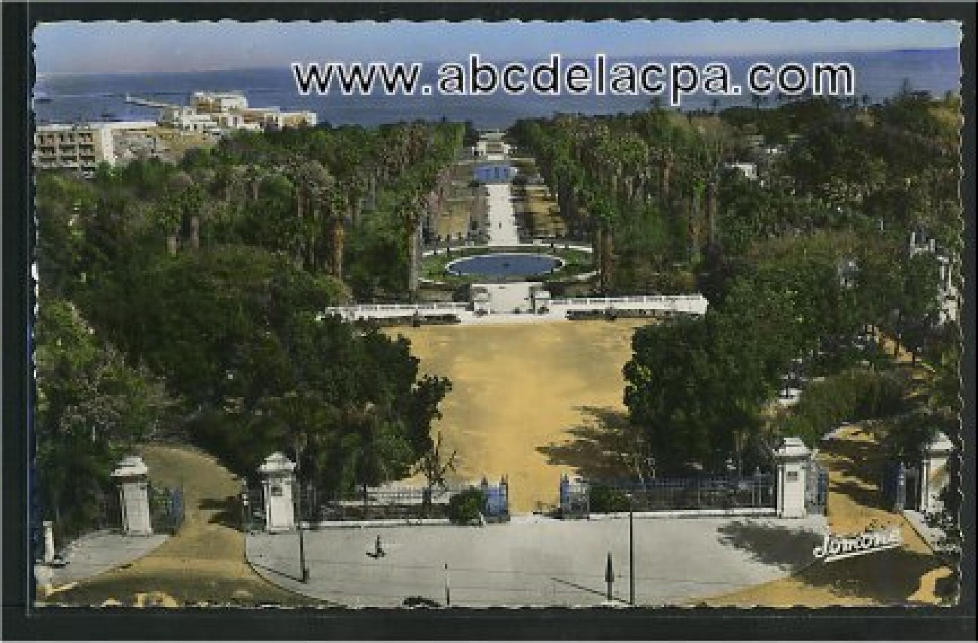 Alger - Vue      Générale  - Vue d'ensemble du Jardin d'essai