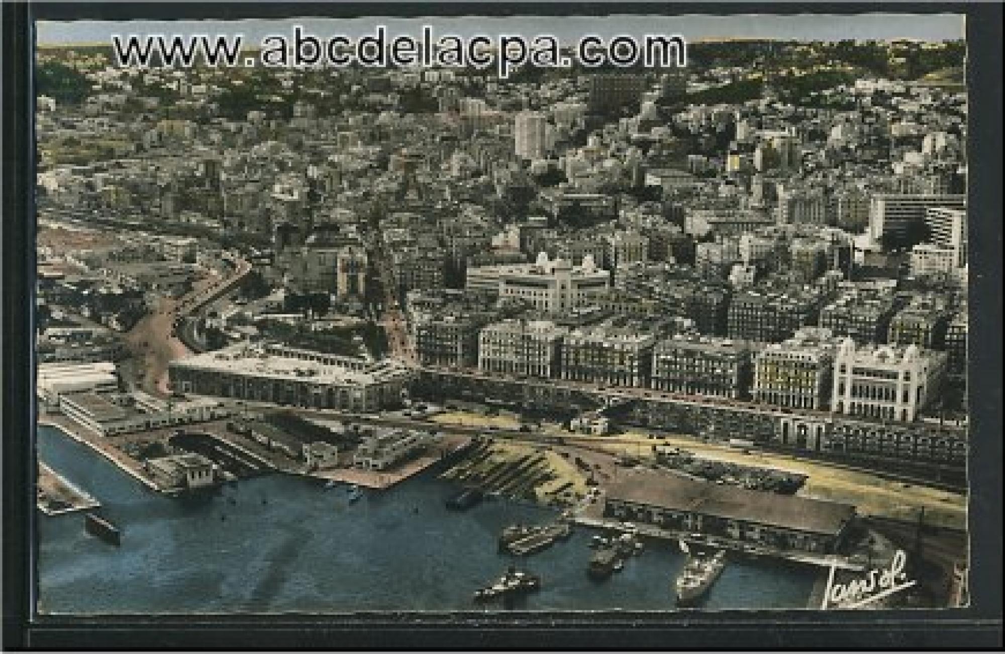 Alger - Vue      Générale  - Vue aérienne, vue générale