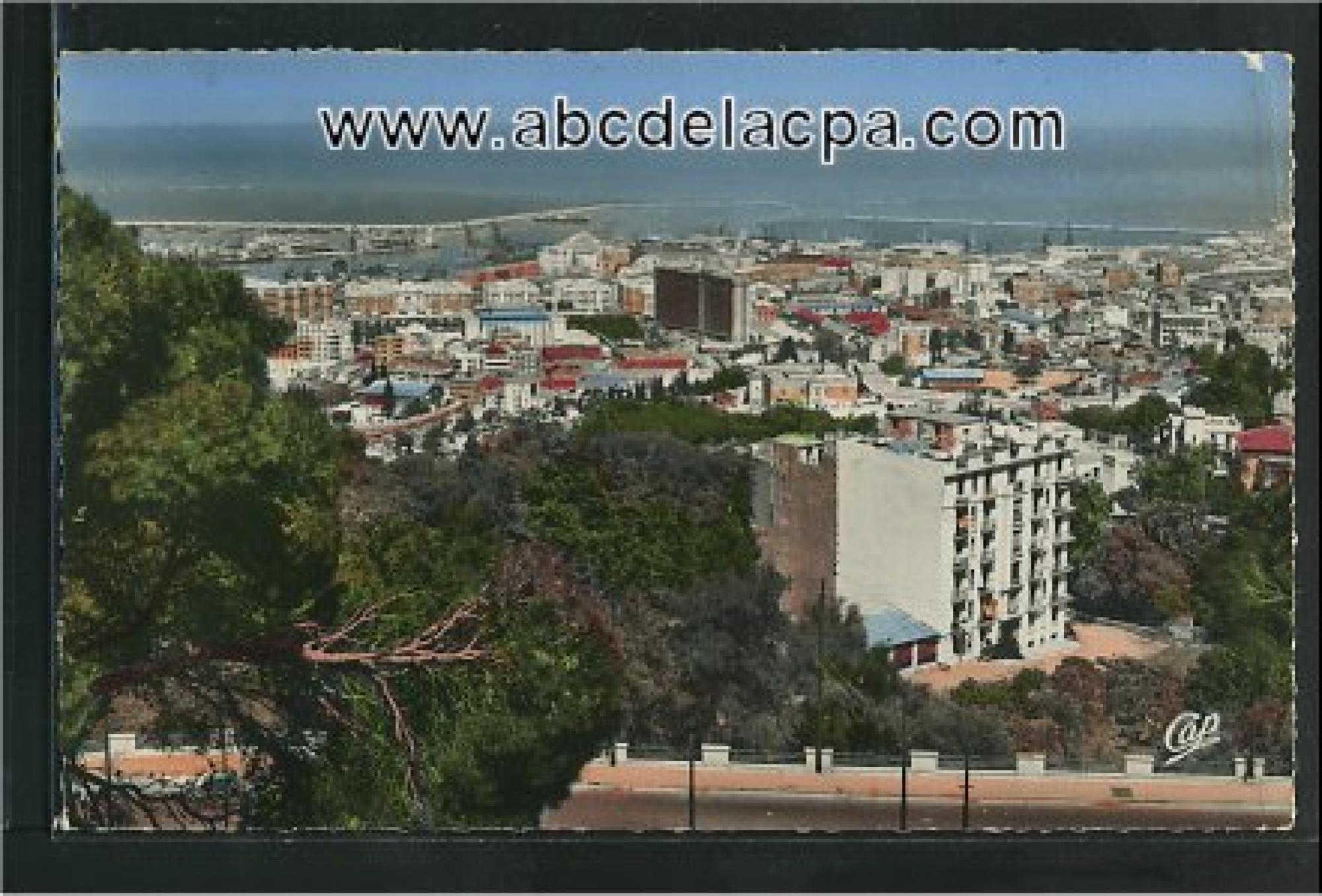 Alger - Vue      Générale  - Vue générale vers Bellecourt
