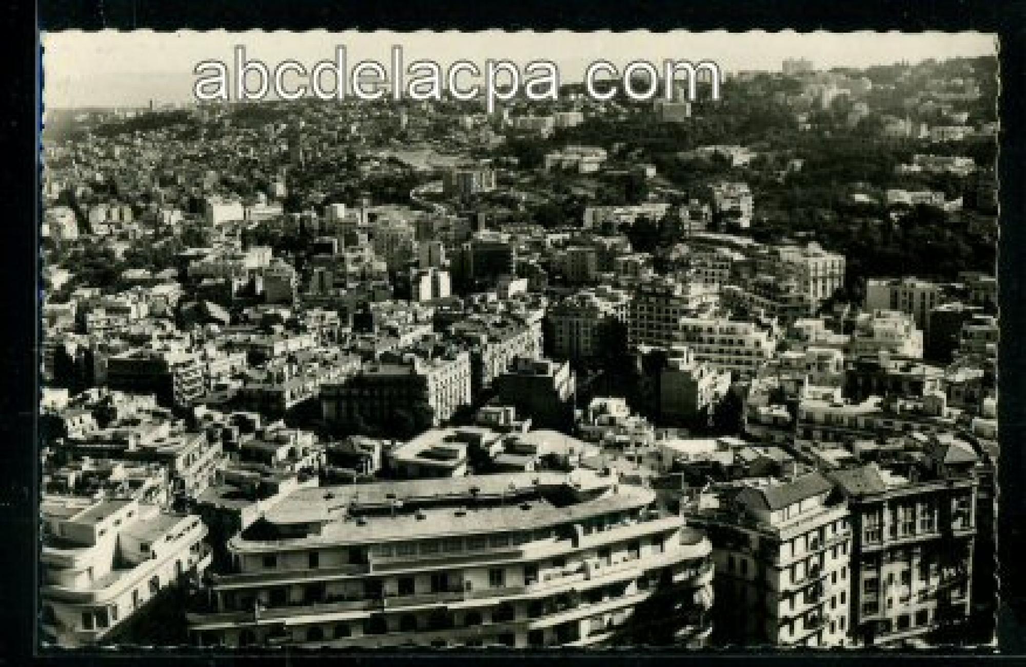 Alger - Vue      Générale  - Vue générale prise du Télemly, au premier plan 