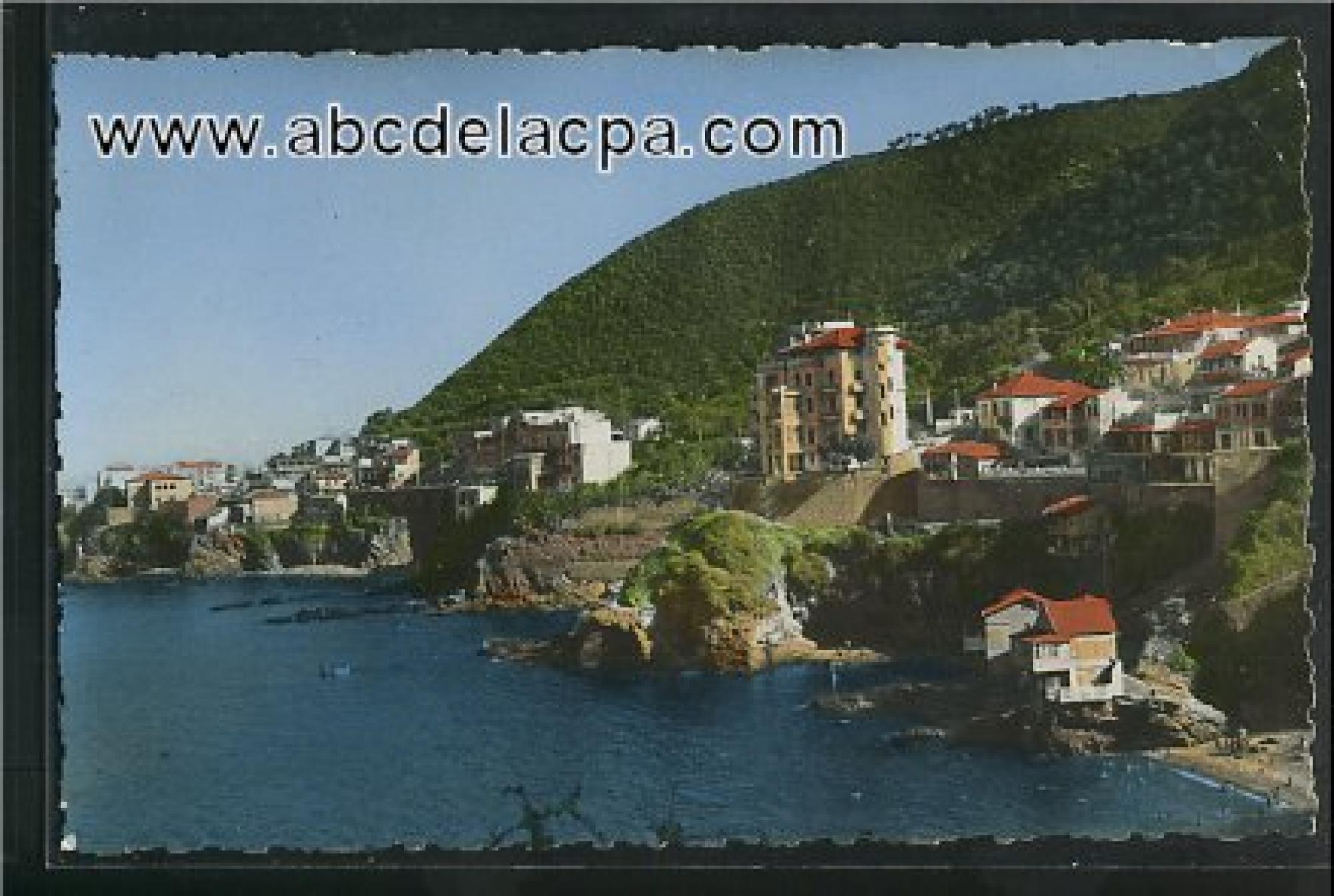 Alger - La Corniche,      les plages  - Alger - La corniche - Plages de Bou Amar et la Vigie