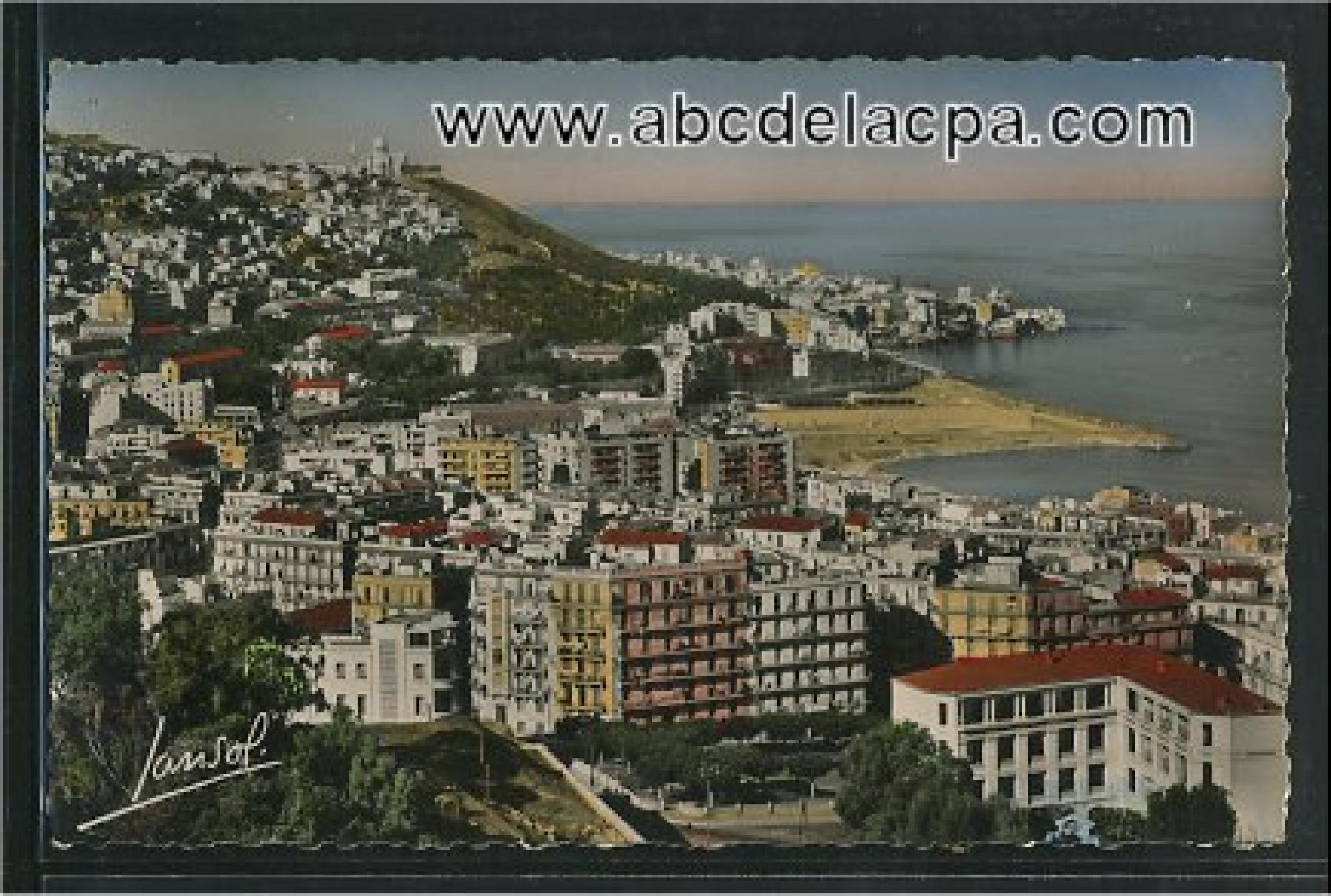 Alger - Bab el      Oued  - Vue générale de Bab el Oued
