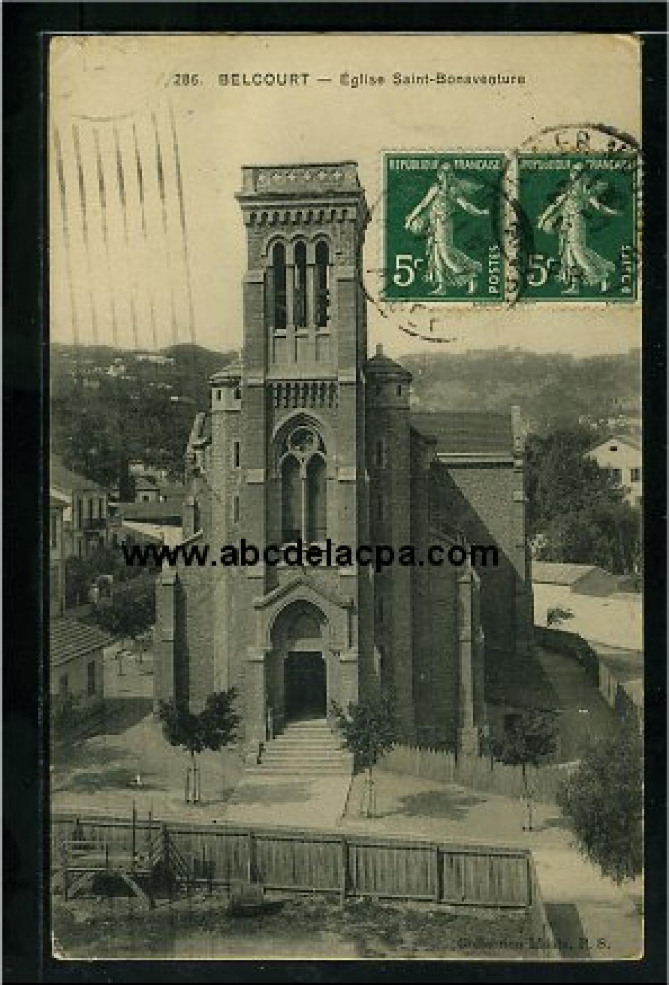 Alger -      Belcourt  - Eglise Saint Bonaventure