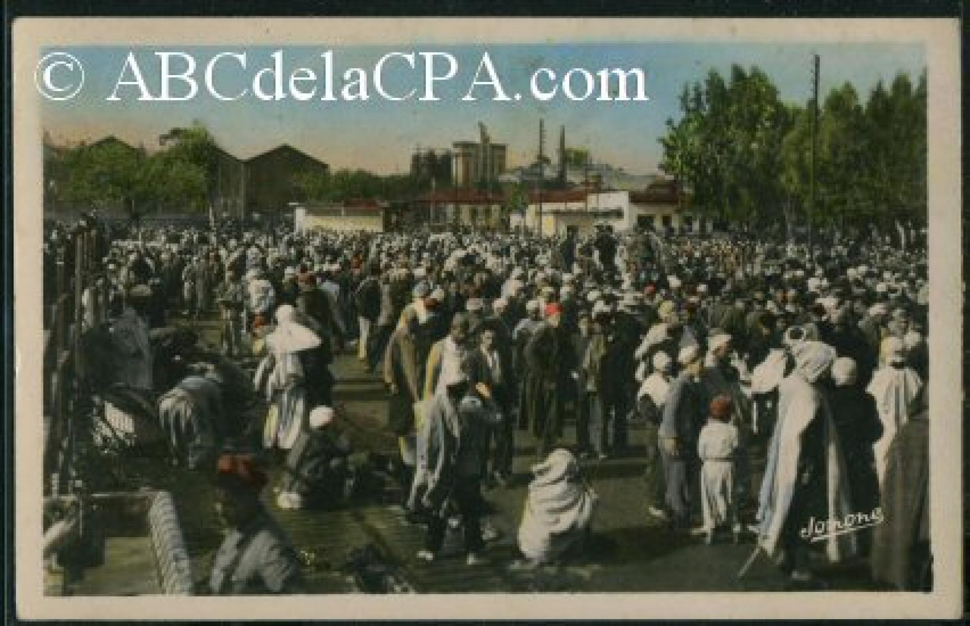 Alger - Maison      Carrée  - Le marché