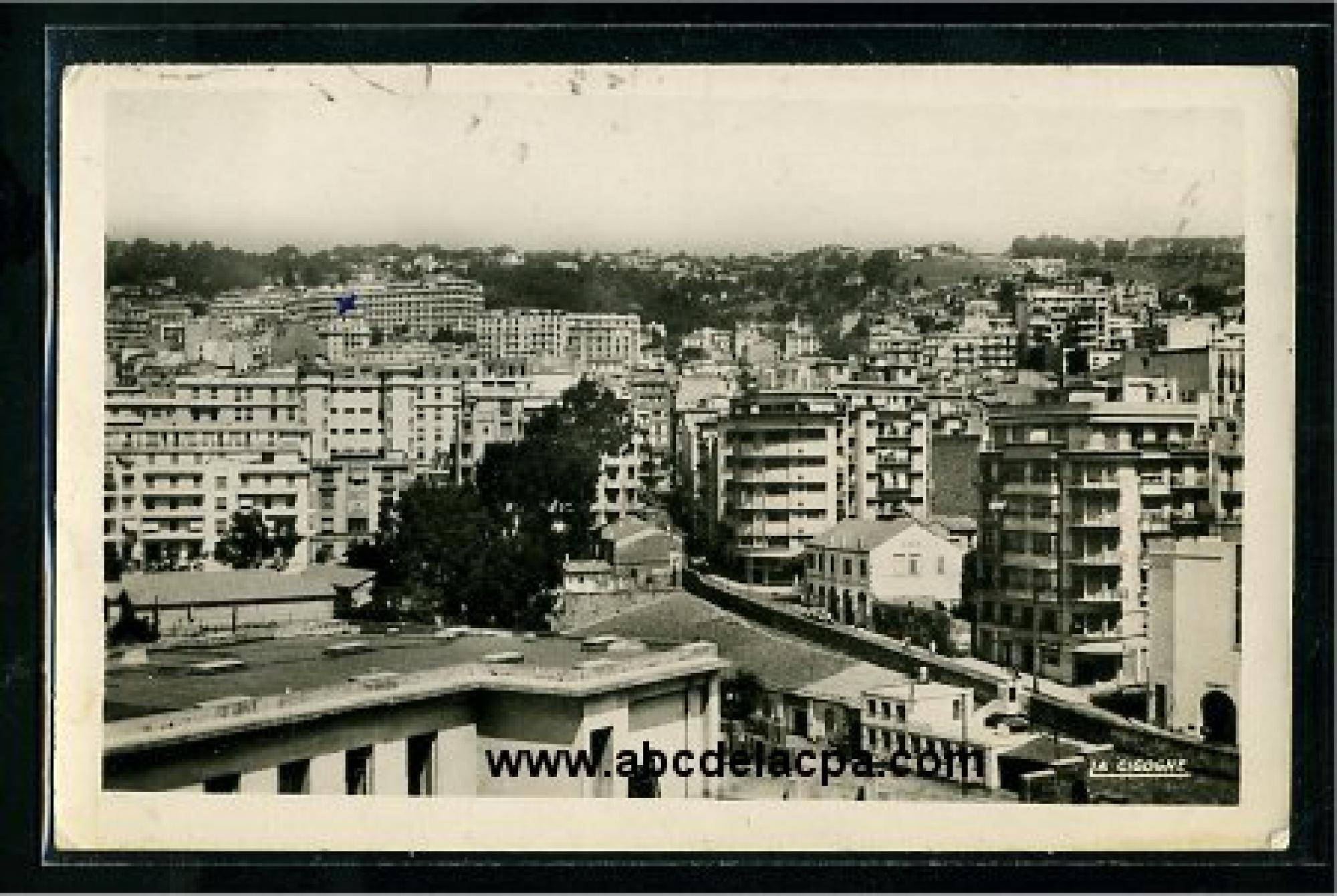 Alger -      Mustapha  - Vue partielle de Mustapha supérieur et plateau Saulière