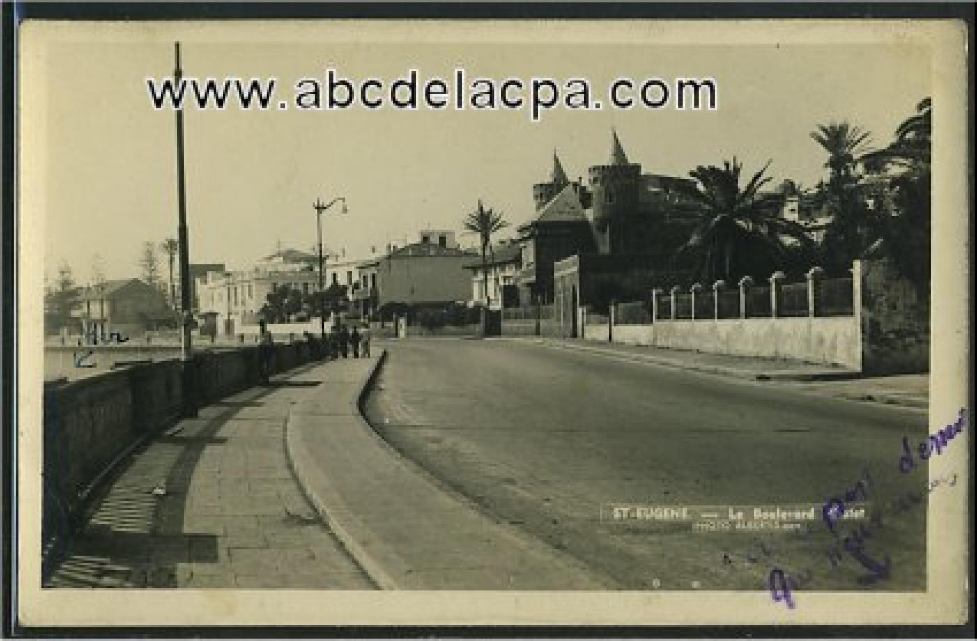 Alger -  Saint-Eugène  - Le boulevard