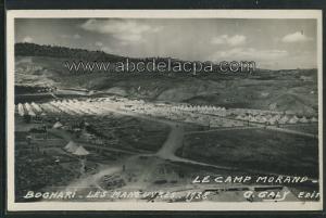 Boghari  - le camp morand - boghari - les manoeuvres - 1938 rue principale