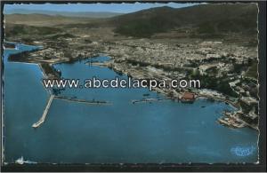 Bône - Le      Port  - vue panoramique du port et la ville