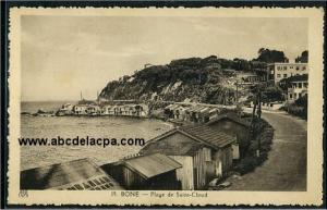 Bône - Les plages,      la corniche  - plage de saint cloud