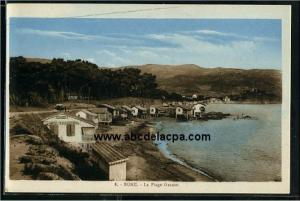 Bône - Les plages,      la corniche  - la plage gassiot