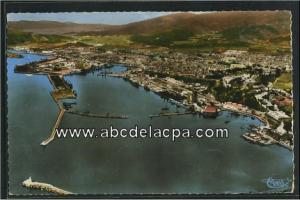 Bône -      Vues générales  - vue panoramique aérienne du port et la ville