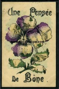 Bone -       Souvenirs   - une pensée de bône