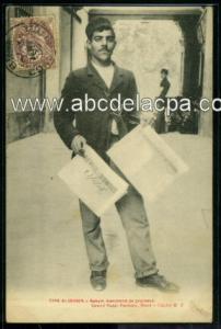 Bône -      Divers  - kabyle marchand de journaux - grand mazar parisien, bône