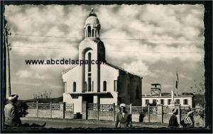 Bou Hadjar (Lamy)  - eglise, monument aux morts et école