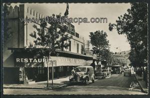 Bouira  - hôtel de la colonie et rue principale