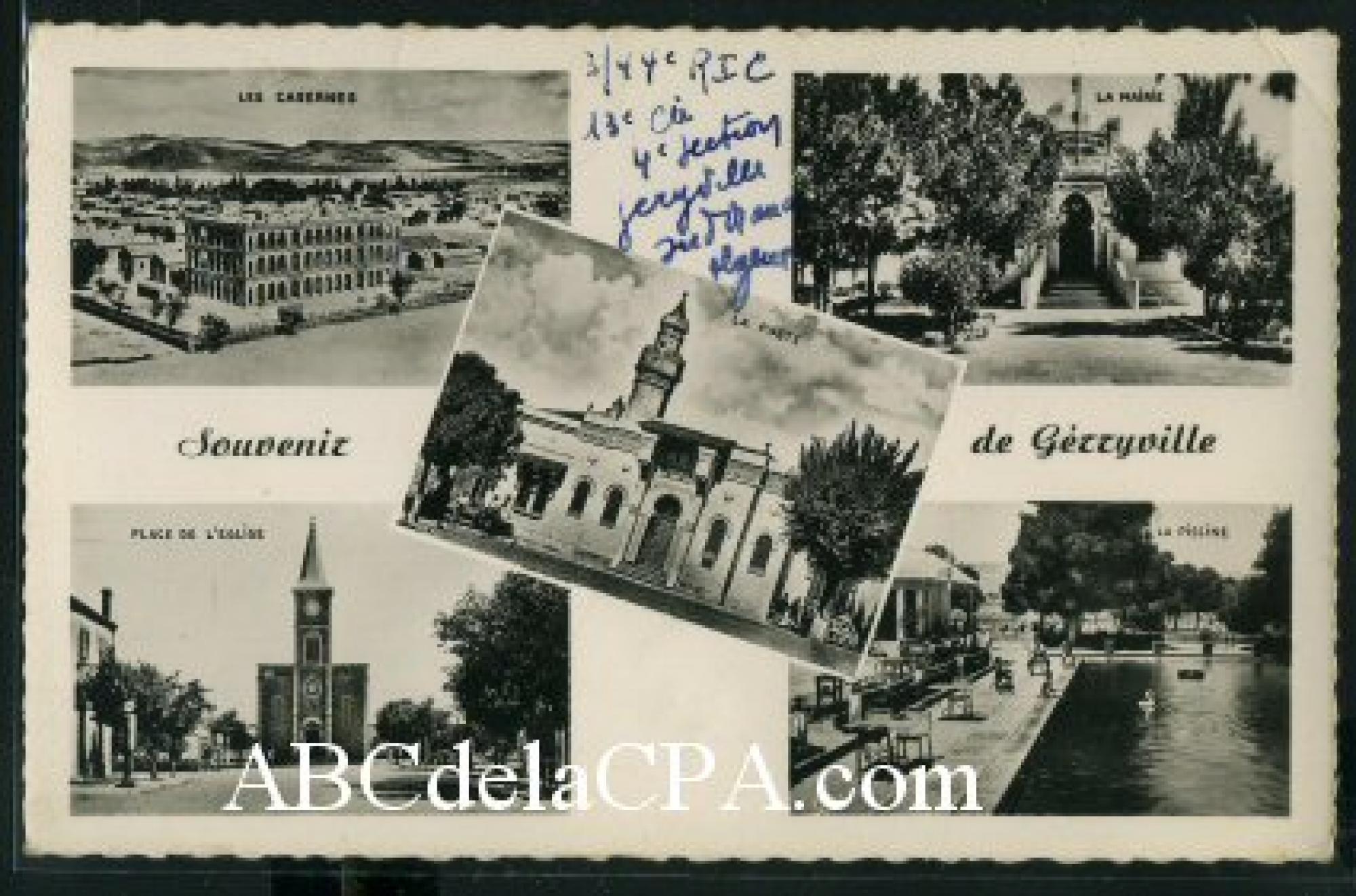 Bayadh (El)   (Géryville)  - Souvenir de Géryville - Les casernes / La Mairie / La Piscine / Place de l'Eglise
