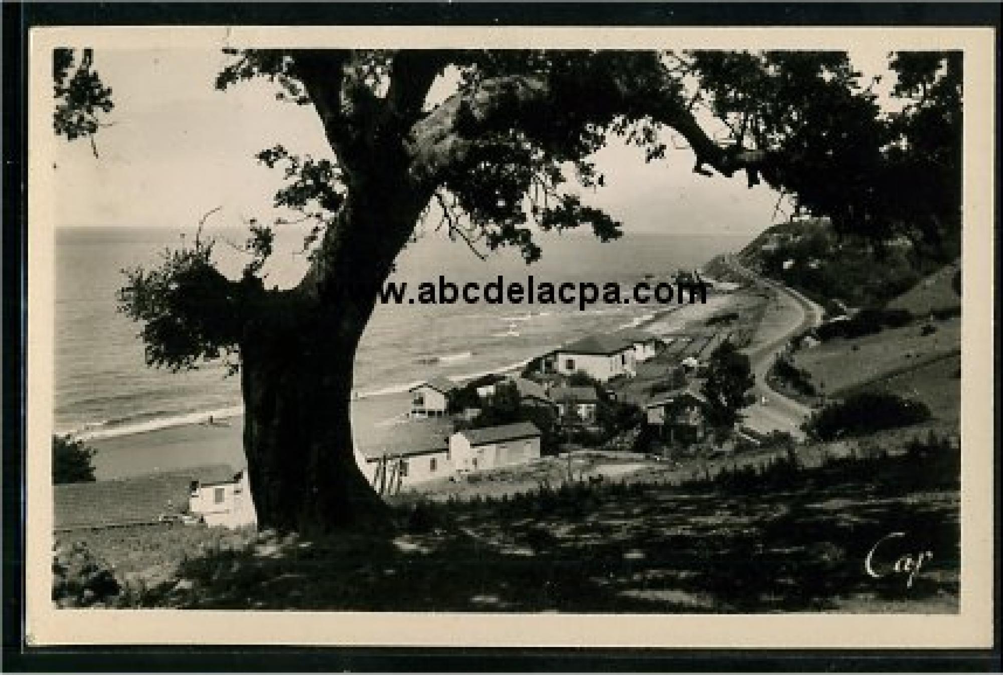 Bejaïa (Bougie)  - Cap Tichy - Vue sur les villas