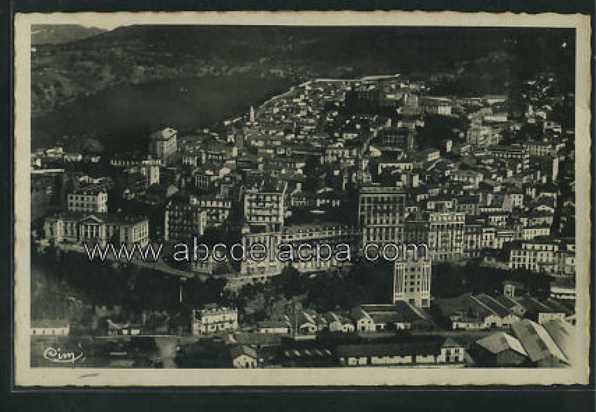 Bejaïa (Bougie)  - Vue générale prise en avion