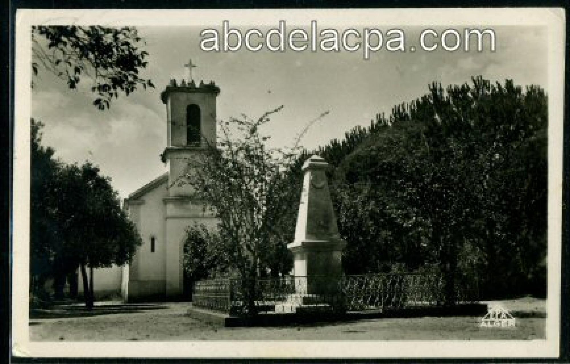Ben Mehidi (Morris)  - L'église et le monument aux morts