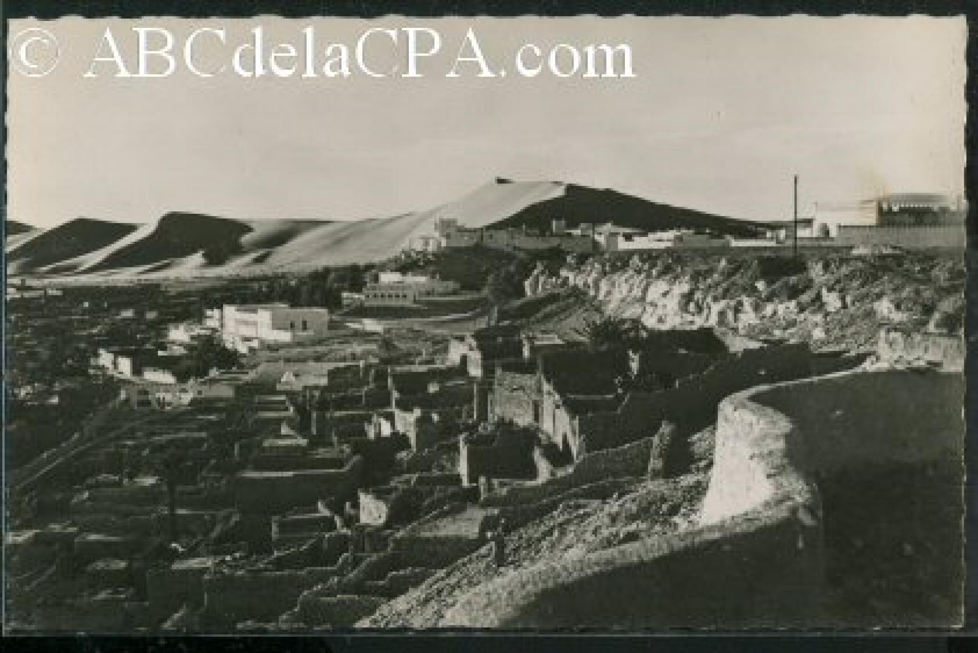 Beni Abbes  - Vue générale prise du Bordje Citroën