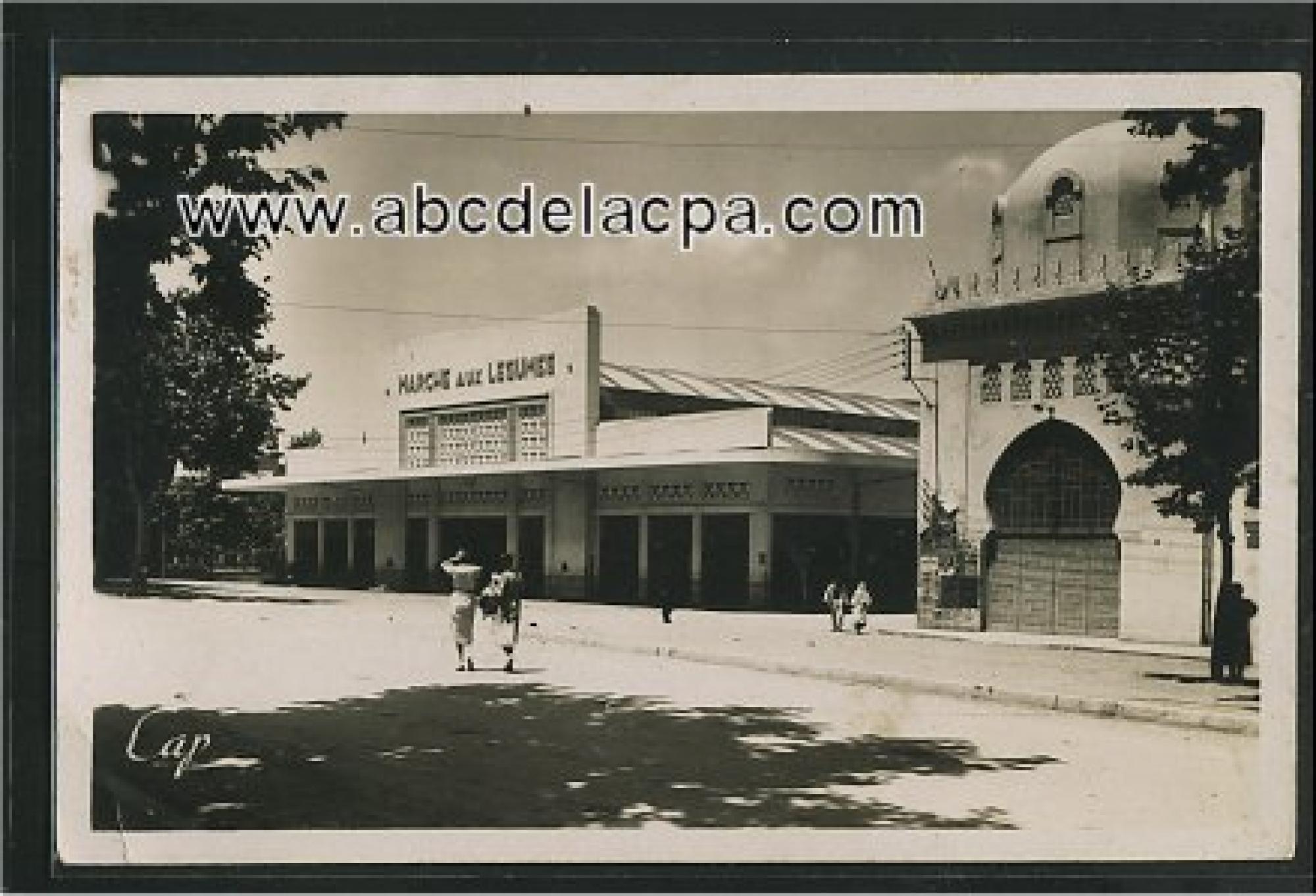 Blida -  Bâtiments  - marché aux légumes