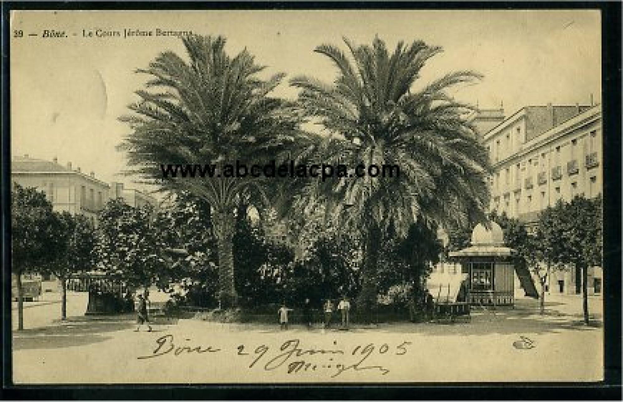 Bône - Rues  - le cours bertagna