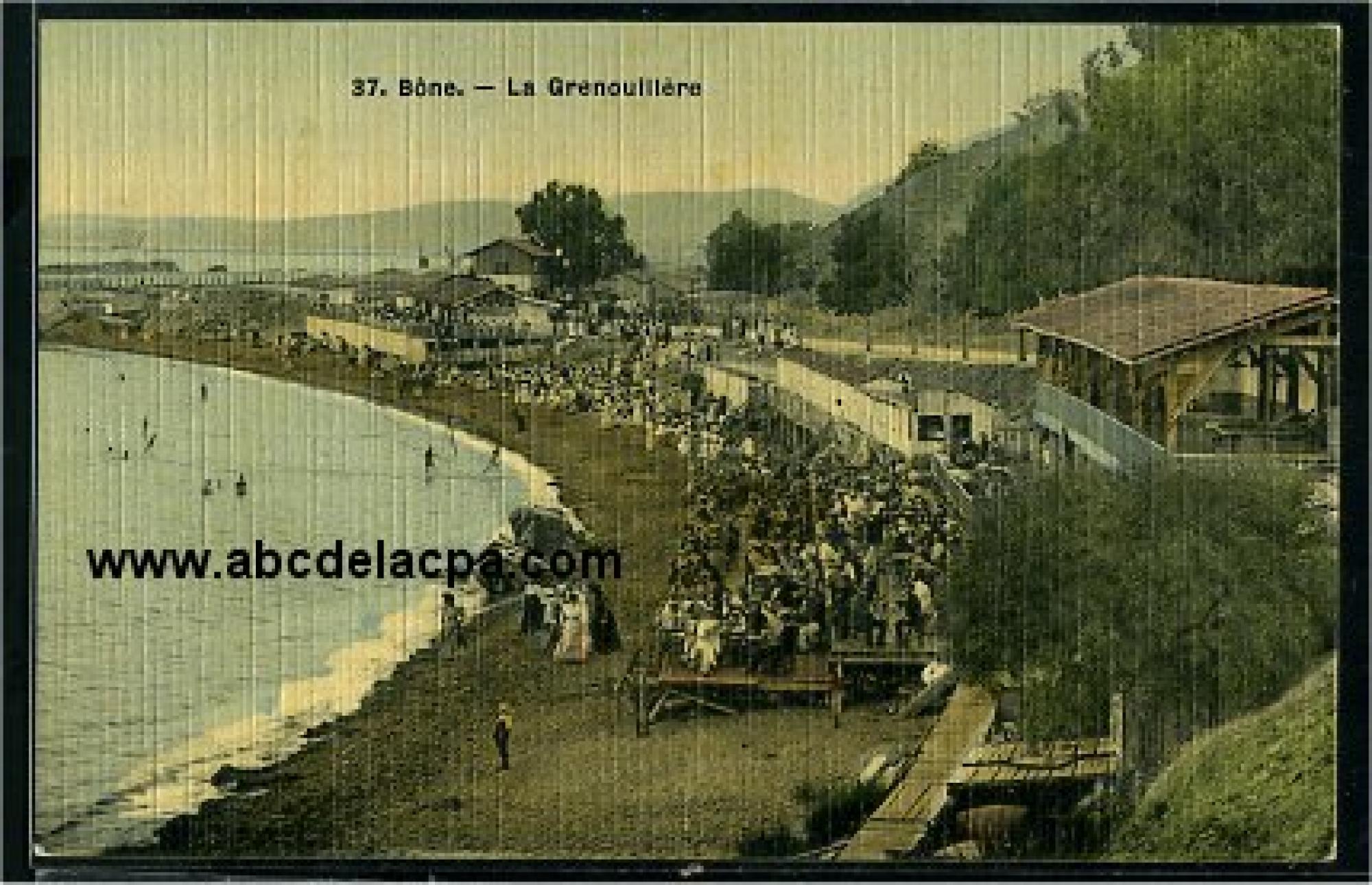 Bône - Les plages,      la corniche  - la grenouillère