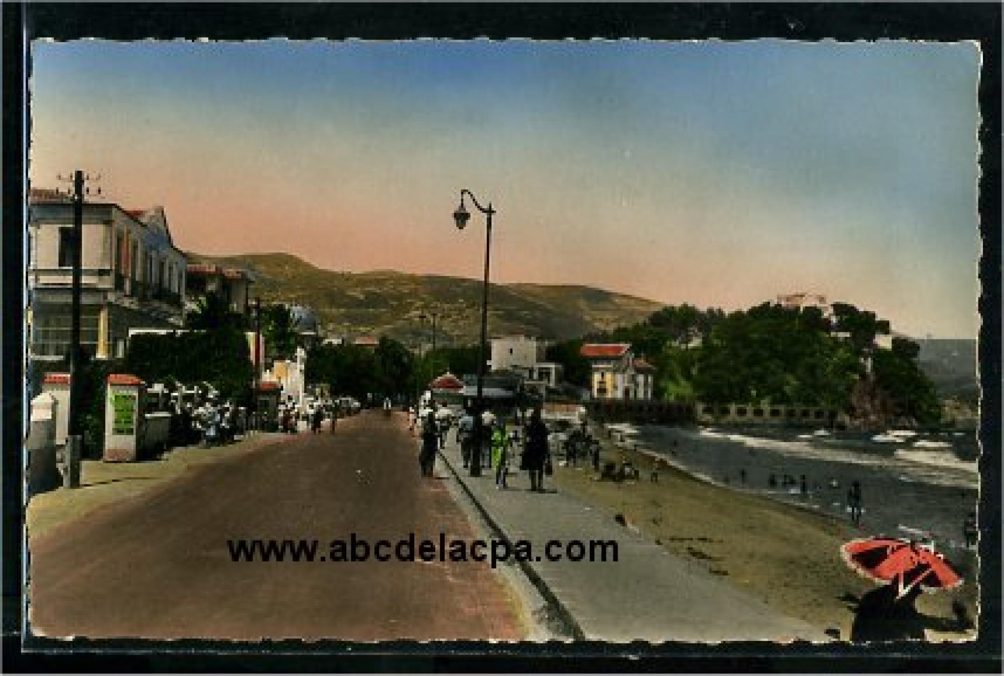 Bône - Les plages,      la corniche  - plage saint louis