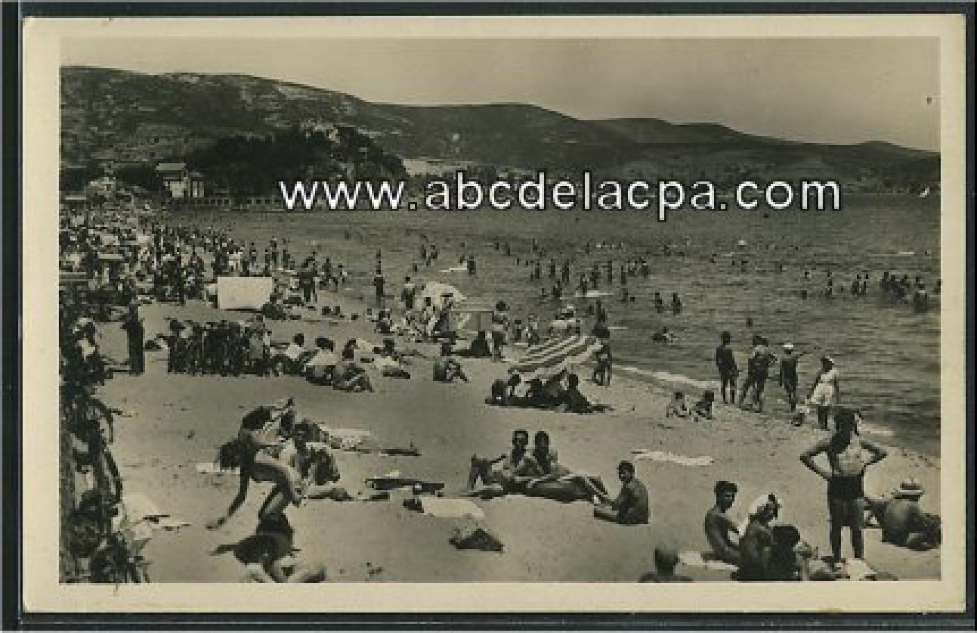 Bône - Les plages,      la corniche  - une vue de la plage de saint cloud