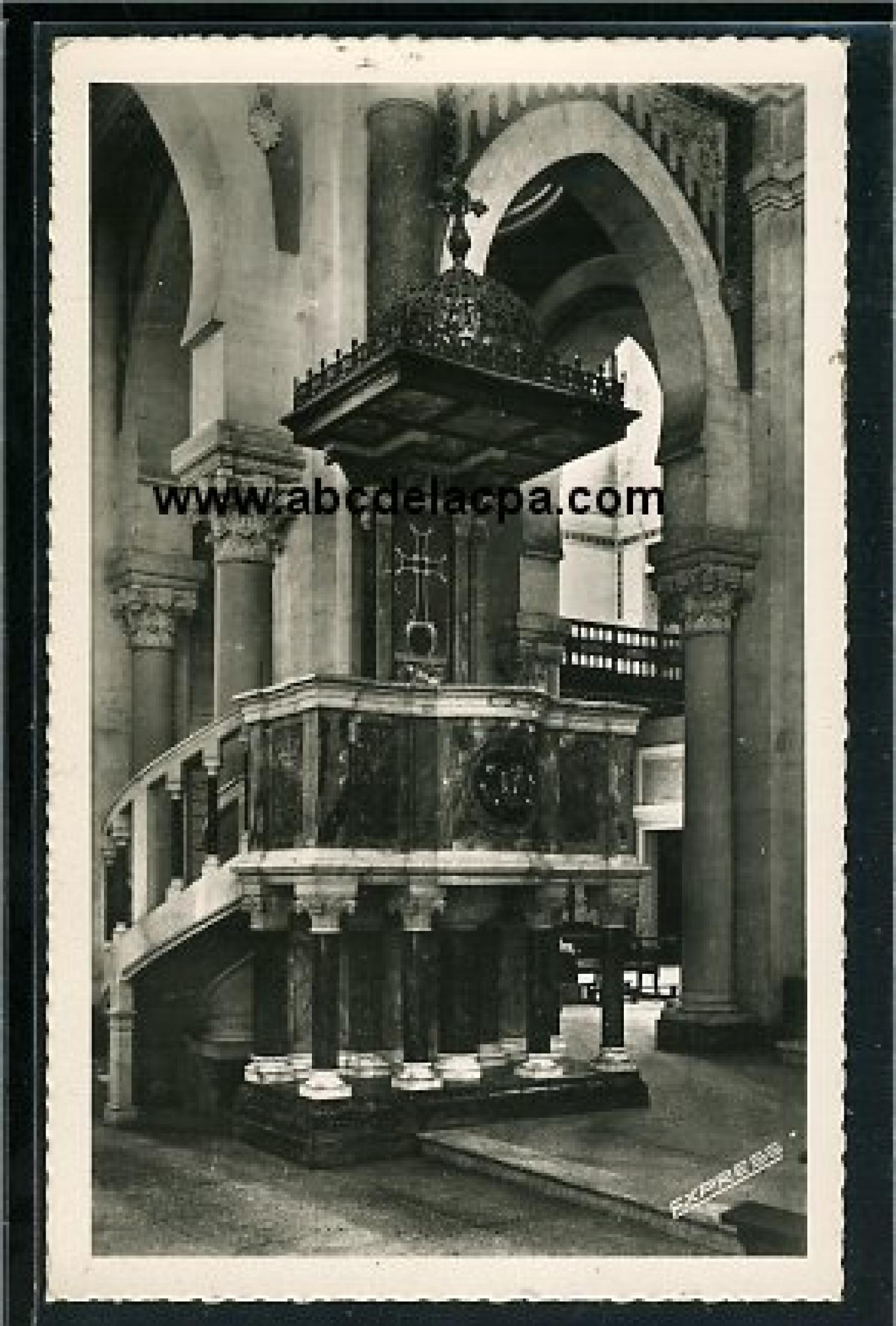 Bône -      Hippone  - basilique saint augustin - la chaire en onyx