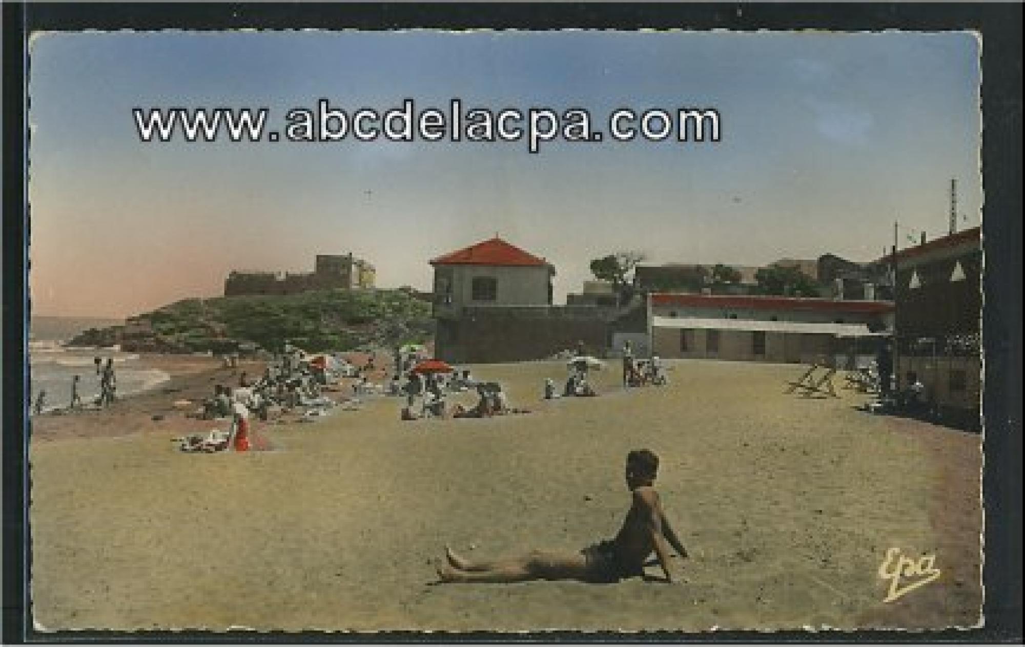 Bordj el Kiffan (Fort   de l'Eau)  - la plage et le fort