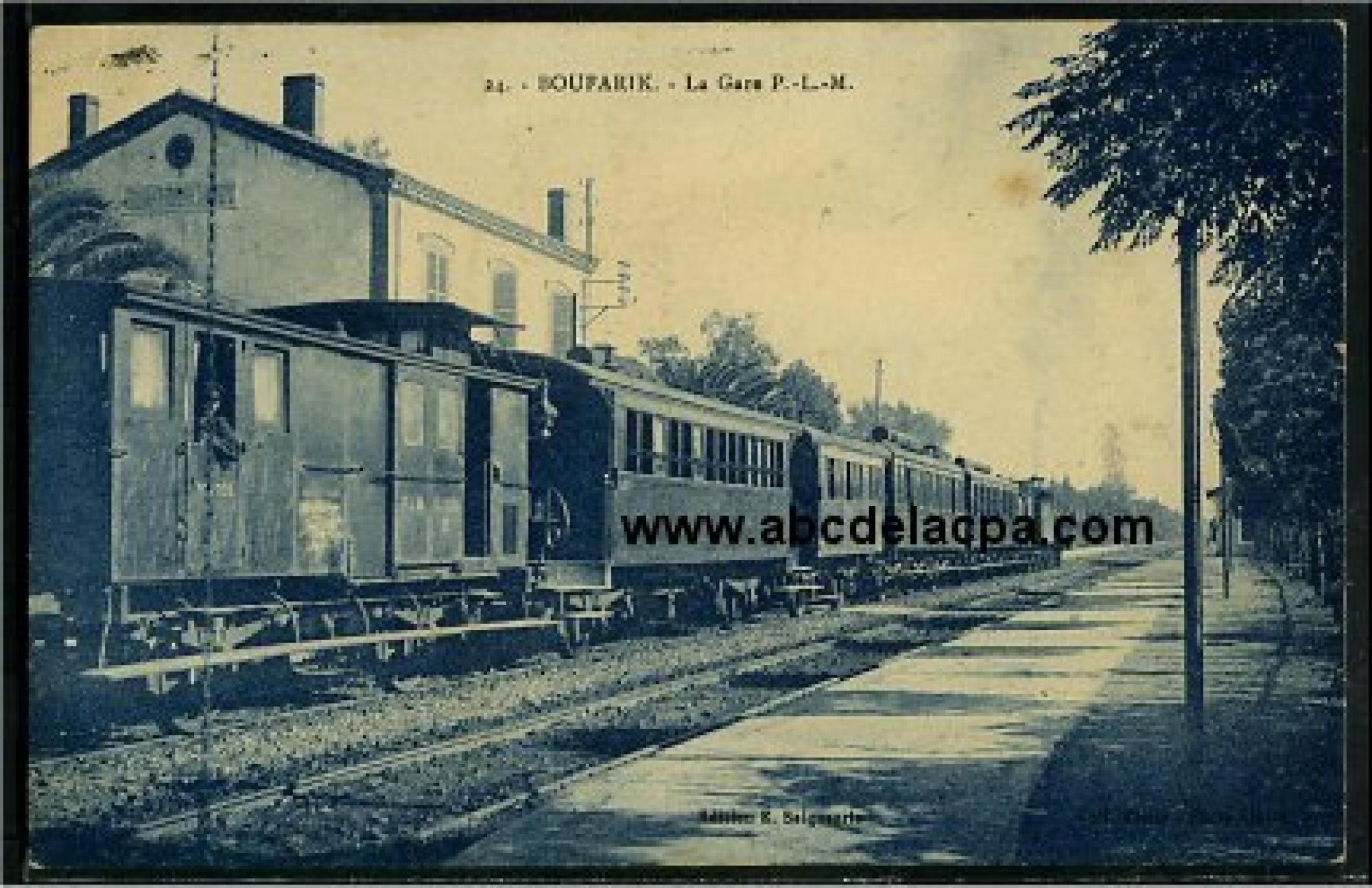 Boufarik  - la gare p.l.m.
