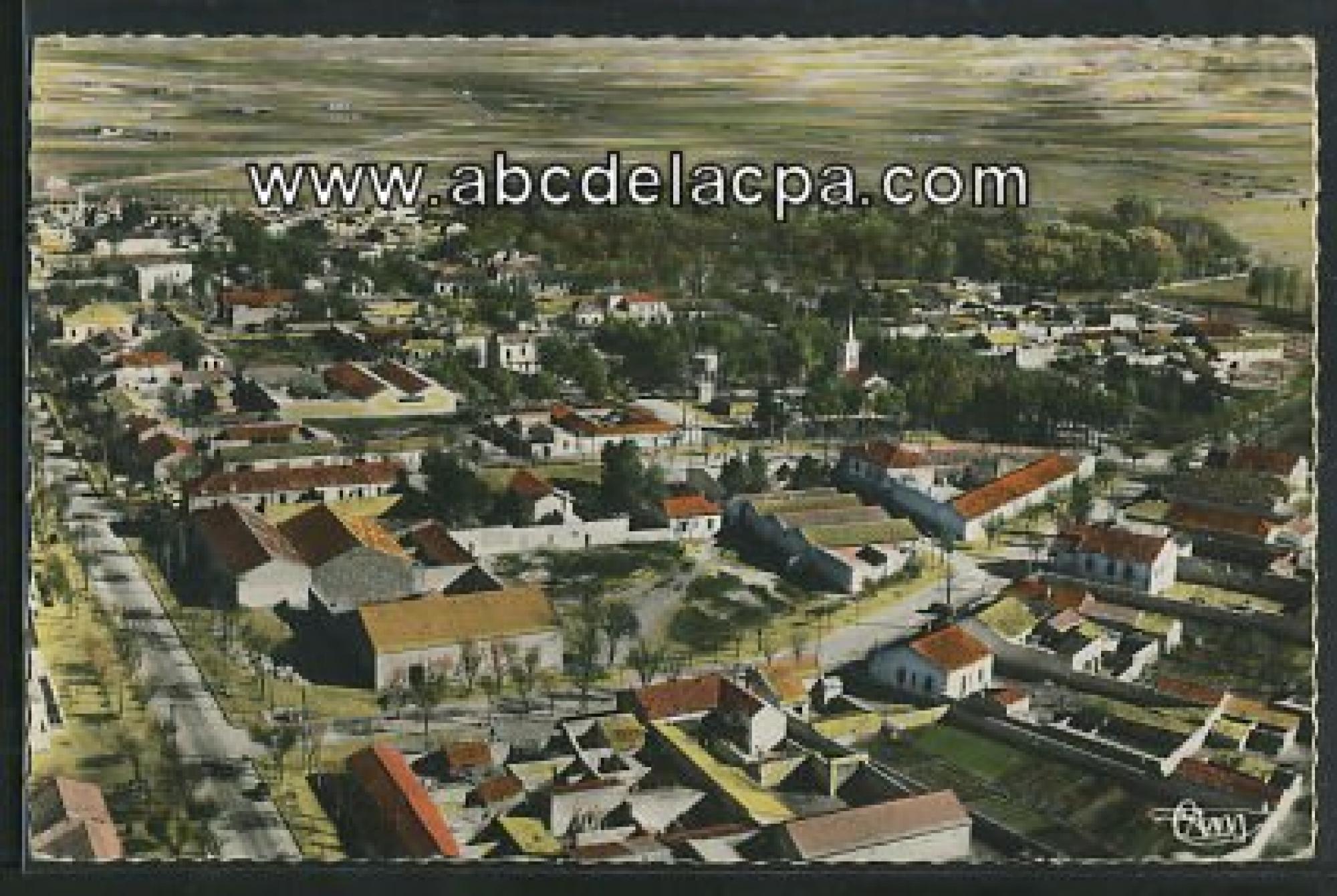 Chateaudun du   Rhumel (Chelghoum el Aid)  - vue aérienne de la ville