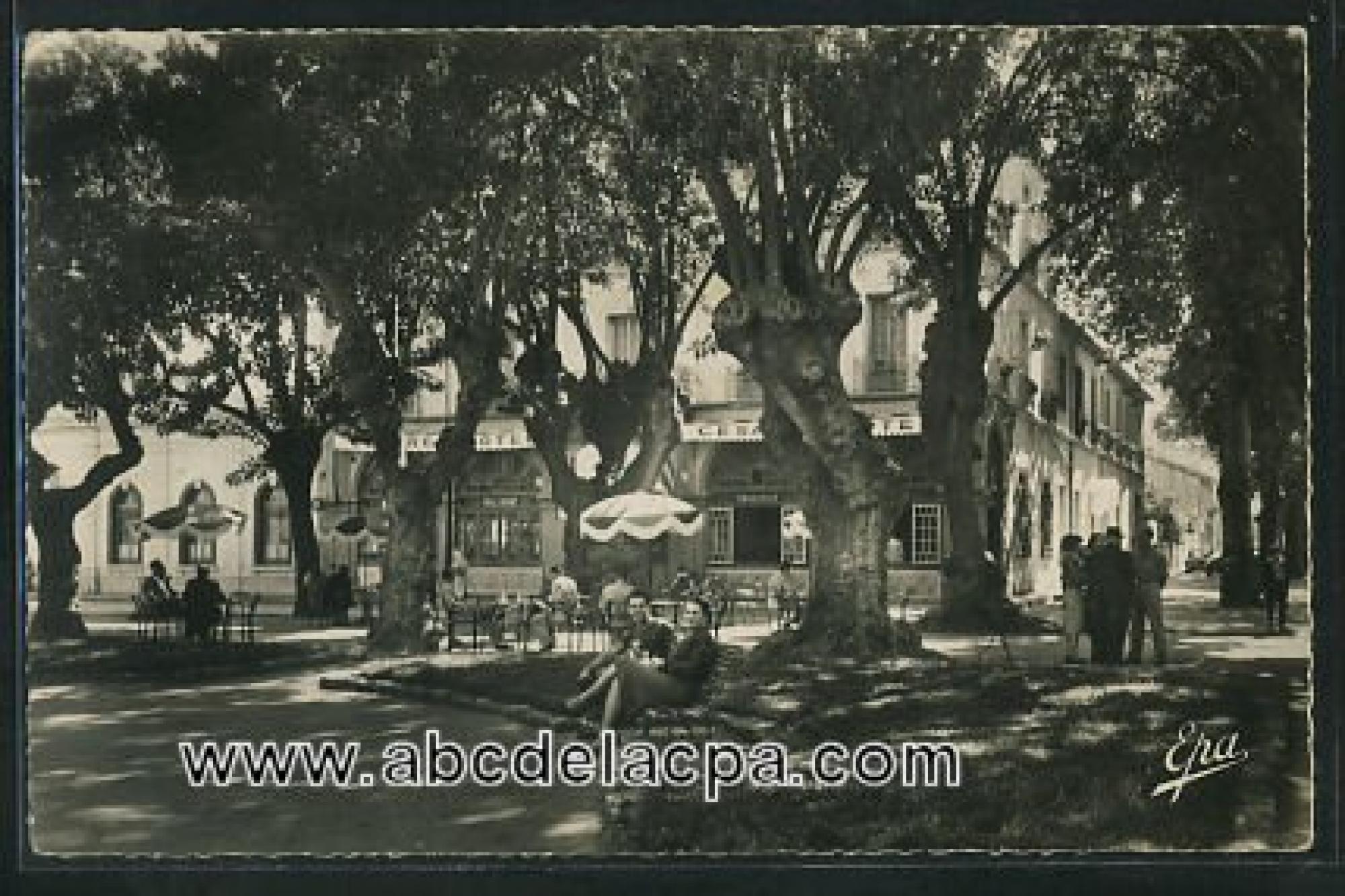 Cherchell  - la plage et l'hôtel césarée