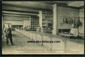 Djebel Kouif  - compagnie des phosphates de constantine - mine de djebel kouif, avril 1914 - intérieur des magasins d'approvisionnement