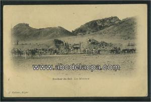 Djelfa  - rocher de sel - les mineurs