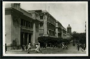 Mostaganem  - poste et avenue du 1er de ligne