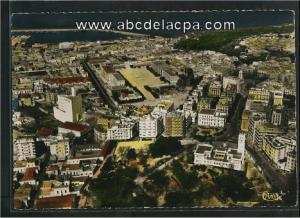 Mostaganem  - la mairie, le jardin public, le quartier colonieu - vue aérienne