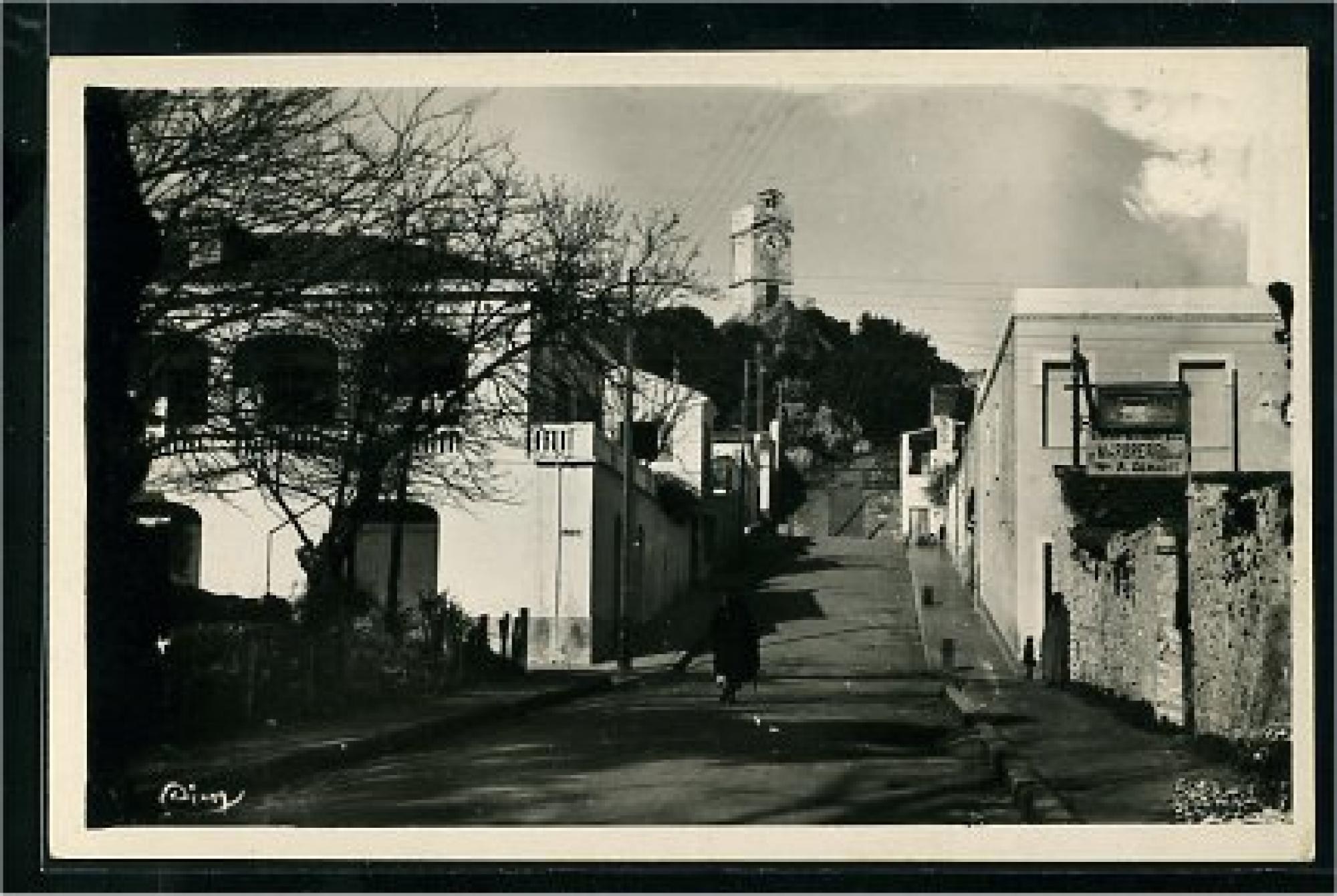 Djidjelli  - la vigie - atelier de marbrerie