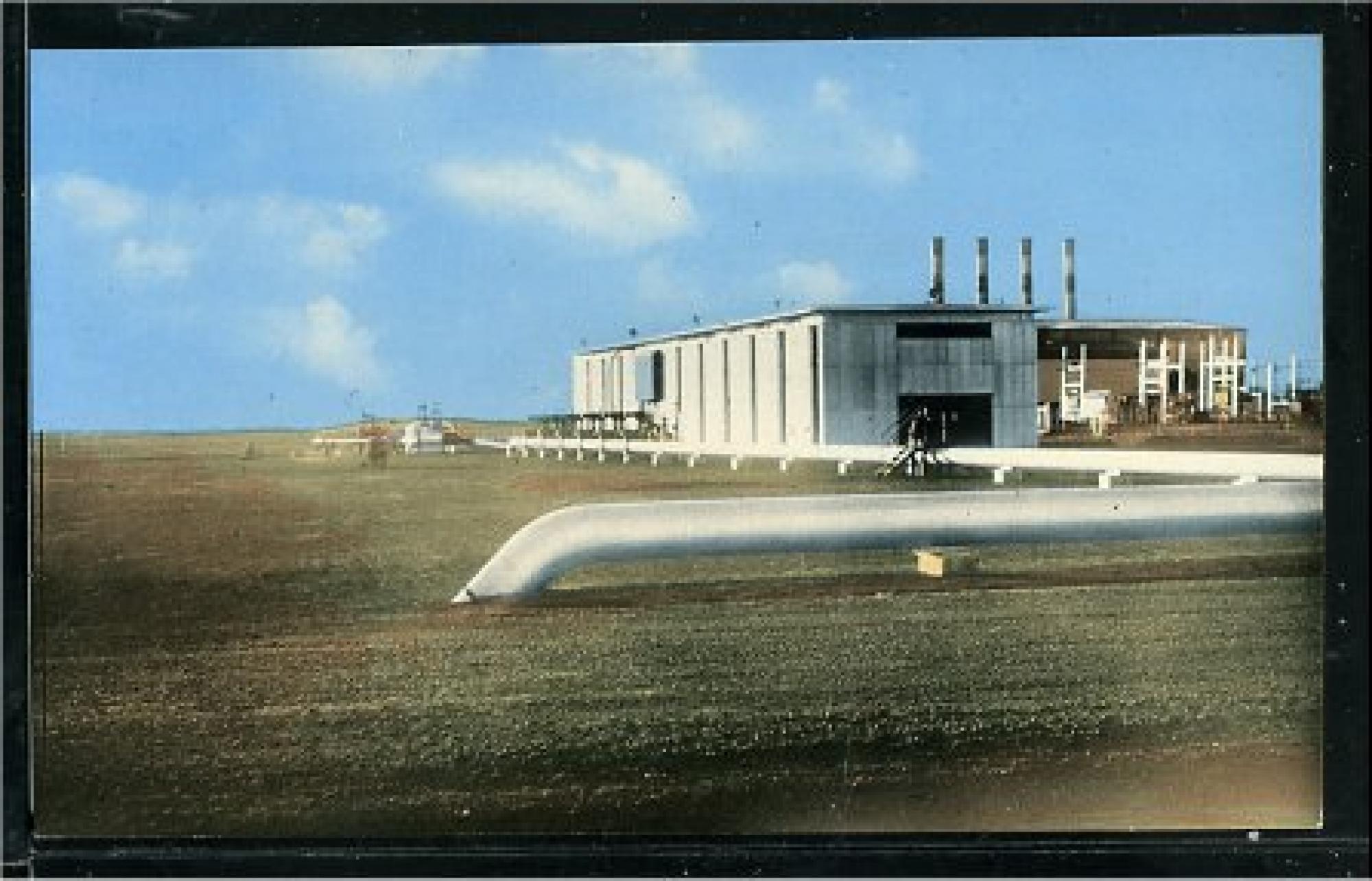 In Amenas  - station de pompage de la c.r.e.p.s; (t.r.a.p.s.a)