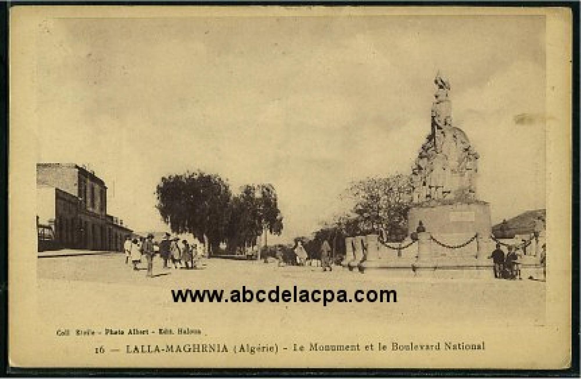 Lalla Marghnia  - le monument et le boulevard national