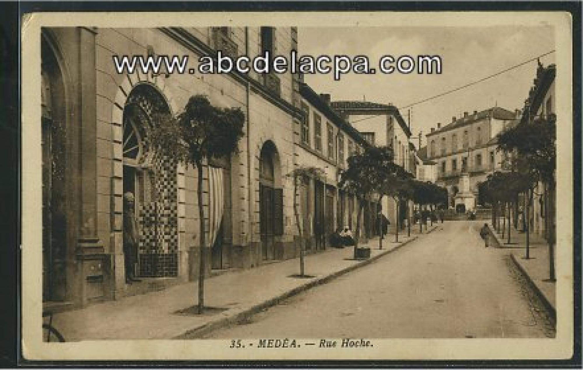Médéa  - postes et rue dubois
