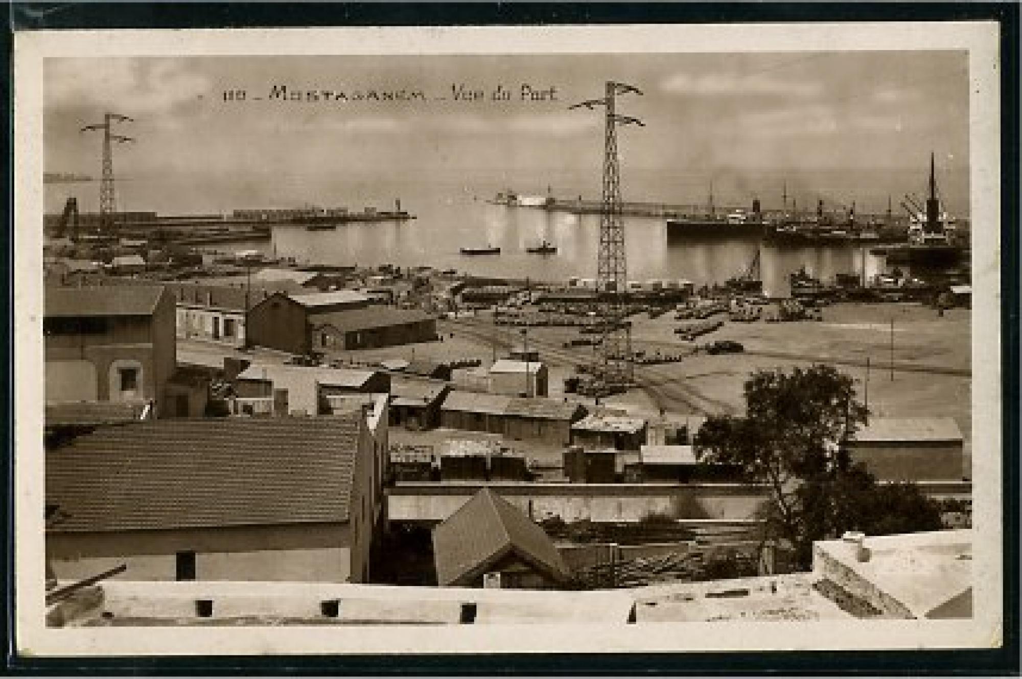 Mostaganem  - vue du port