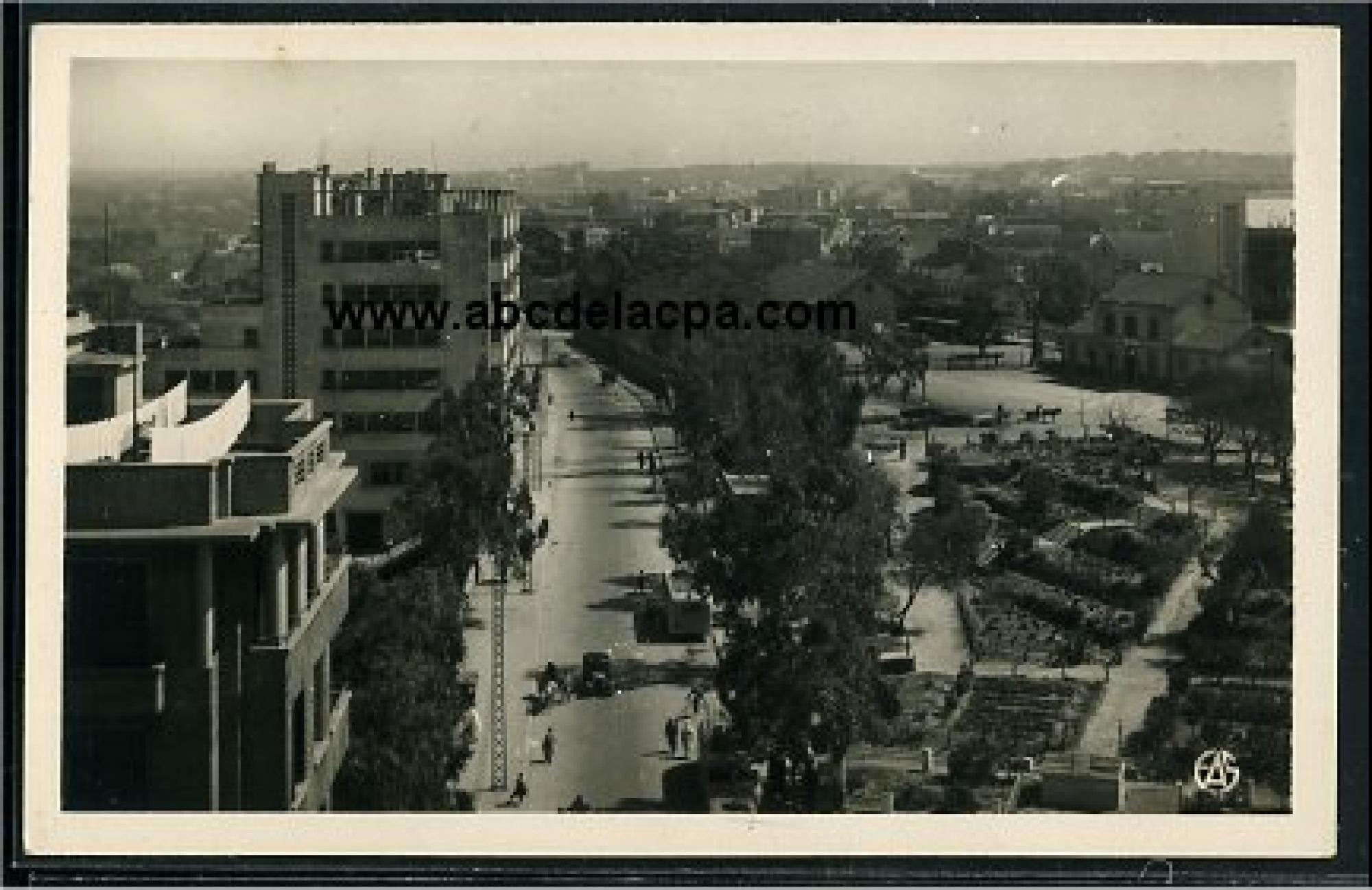 Mostaganem  - la route de pelissier