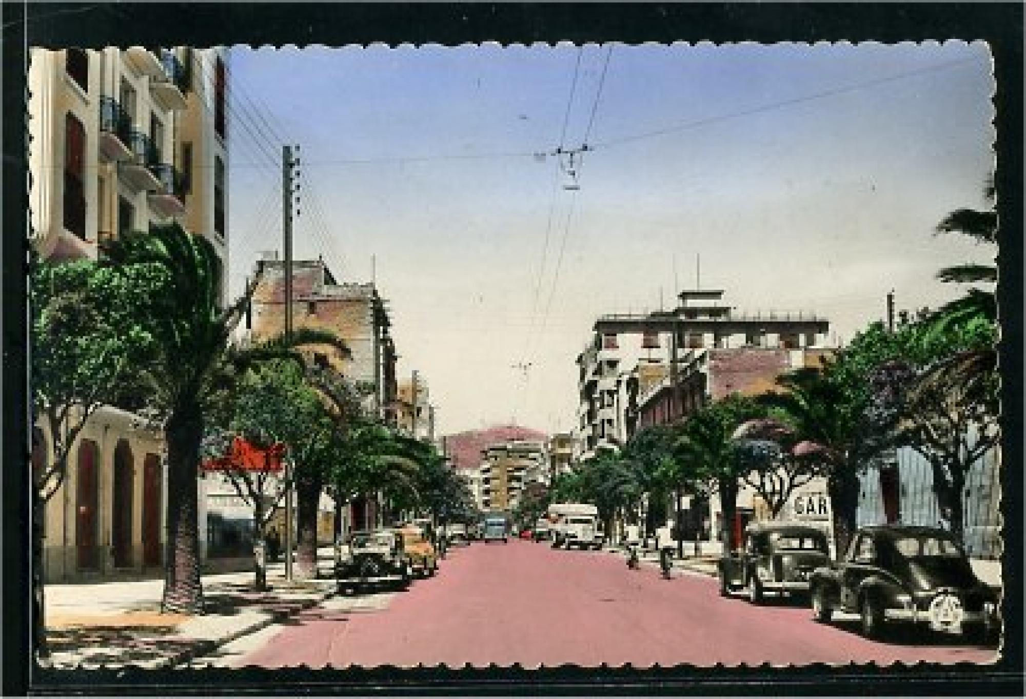 Oran - Rues  - le boulevard hyppolite giraud