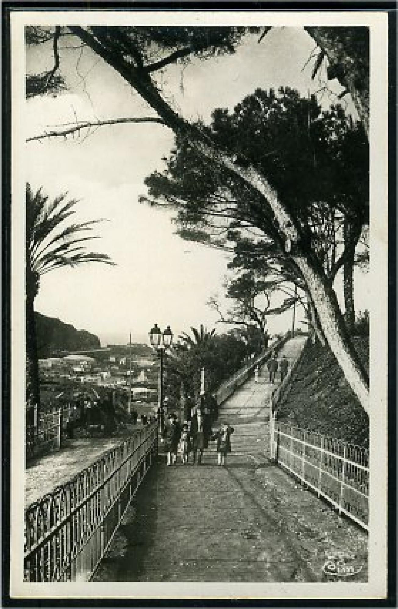 Oran - Rues  - la promenade de létang